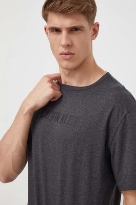 Zdjęcie produktu Calvin Klein Underwear t-shirt bawełniany lounge kolor szary z nadrukiem