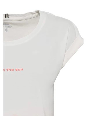 Zdjęcie produktu Camel Active Koszulka w kolorze biało-pomarańczowym rozmiar: XS