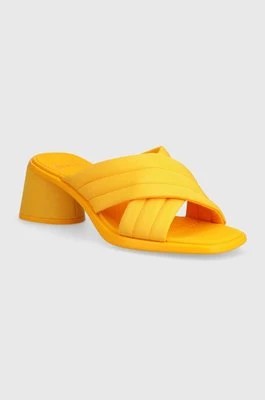 Zdjęcie produktu Camper klapki Kiara damskie kolor żółty na słupku K201540-002