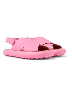 Zdjęcie produktu Camper Skórzane sandały w kolorze różowym rozmiar: 40