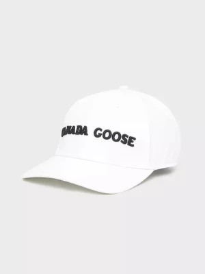 Zdjęcie produktu Canada Goose Biała czapka z daszkiem M/L