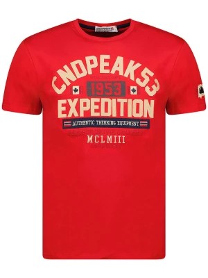 Zdjęcie produktu Canadian Peak Koszulka "Jermaniteak" w kolorze czerwonym rozmiar: S