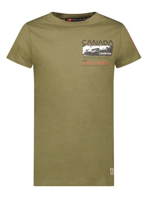 Zdjęcie produktu Canadian Peak Koszulka "Jholmeak" w kolorze khaki rozmiar: XL