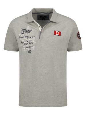 Zdjęcie produktu Canadian Peak Koszulka polo "Kancreak" w kolorze szarym rozmiar: S