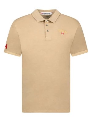 Zdjęcie produktu Canadian Peak Koszulka polo w kolorze beżowym rozmiar: L