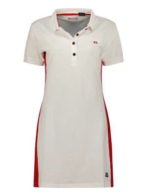 Zdjęcie produktu Canadian Peak Sukienka polo "Kolivieak" w kolorze białym rozmiar: XXL