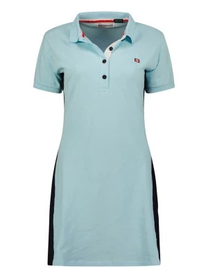 Zdjęcie produktu Canadian Peak Sukienka polo "Kolivieak" w kolorze błękitnym rozmiar: XXL