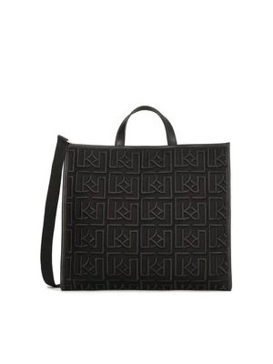 Zdjęcie produktu Canvas tote bag z wyszywanym wzorem Kazar