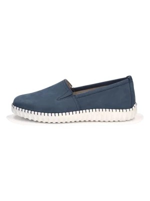 Zdjęcie produktu Caprice Skórzane slippersy w kolorze niebieskim rozmiar: 38
