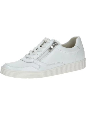 Zdjęcie produktu Caprice Skórzane sneakersy w kolorze białym rozmiar: 40,5