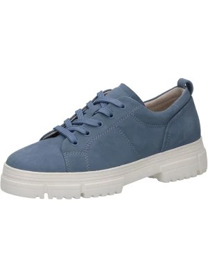 Zdjęcie produktu Caprice Skórzane sneakersy w kolorze niebieskim rozmiar: 39