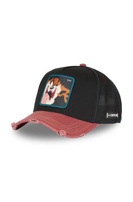 Zdjęcie produktu Capslab czapka z daszkiem Looney Tunes kolor brązowy z aplikacją CL.LOO8.1.CT.TAZ4