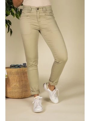 Zdjęcie produktu Captain Tortue Dżinsy - Slim fit - w kolorze khaki rozmiar: 36