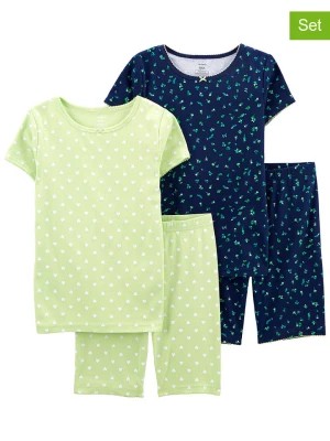 Zdjęcie produktu carter's Piżamy (2 szt.) w kolorze zielono-niebieskim rozmiar: 122