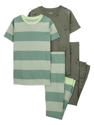 Zdjęcie produktu carter's Piżamy (2 szt.) w kolorze zielonym rozmiar: 122
