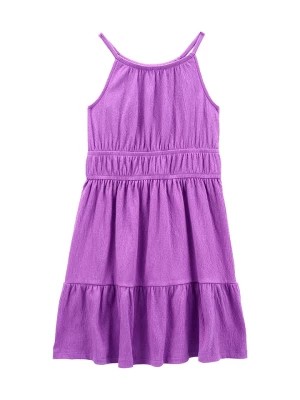 Zdjęcie produktu carter's Sukienka w kolorze fioletowym rozmiar: 128/134