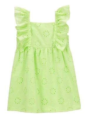 Zdjęcie produktu carter's Sukienka w kolorze zielonym rozmiar: 110