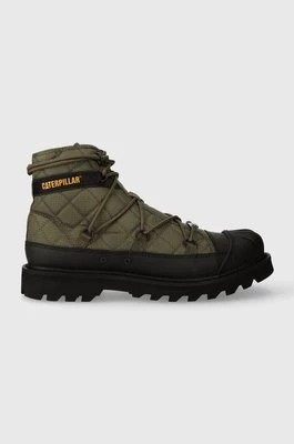 Zdjęcie produktu Caterpillar buty OMAHA ALT LACE x Nigel Cabourn kolor zielony na płaskim obcasie P111316