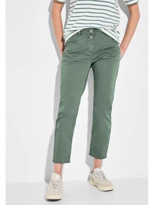 Zdjęcie produktu Cecil Spodnie "Scarlett" w kolorze zielonym rozmiar: W26/L26