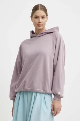 Zdjęcie produktu Champion bluza damska kolor fioletowy z kapturem gładka E10001