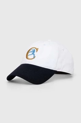 Zdjęcie produktu Champion czapka z daszkiem bawełniana kolor biały z aplikacją 805958