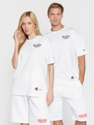 Zdjęcie produktu Champion T-Shirt Unisex STRANGER THINGS 217791 Biały Custom Fit