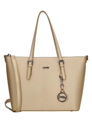 Zdjęcie produktu Charm Shopper bag "Birmingham" w kolorze beżowym - 41 x 27 x 14 cm rozmiar: onesize