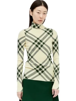 Zdjęcie produktu Check Ribbed Sweater Burberry