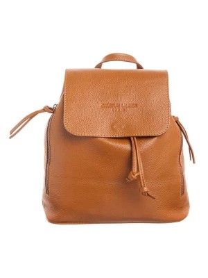 Zdjęcie produktu Christian Laurier Skórzany plecak "Roxy" w kolorze karmelowym - 30 x 32 x 10 cm rozmiar: onesize