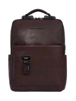 Zdjęcie produktu Ciemnobrązowa torba wiaderko i plecak Piquadro