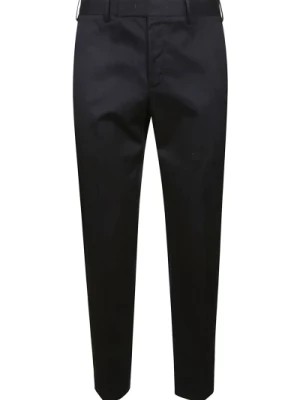 Zdjęcie produktu Ciemnoniebieskie Bawełniane Spodnie Slim Fit PT Torino