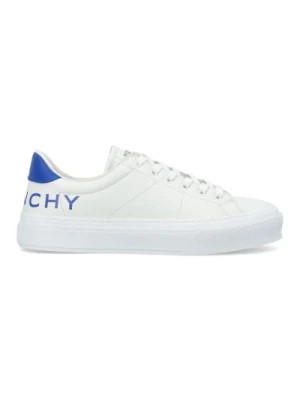 Zdjęcie produktu City Sport Białe/Niebieskie Skórzane Sneakersy Givenchy