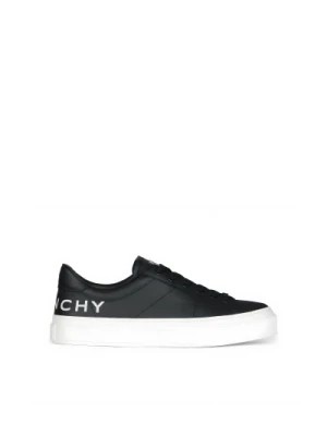 Zdjęcie produktu City Sport Czarne Skórzane Sneakersy Givenchy