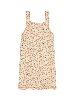 Zdjęcie produktu Claesens Sukienka w kolorze beżowo-zielono-pomarańczowym rozmiar: 140
