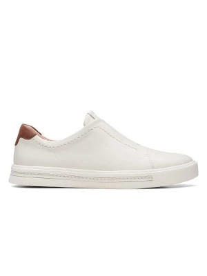 Zdjęcie produktu Clarks Skórzane slippersy w kolorze białym rozmiar: 41
