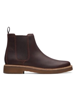 Zdjęcie produktu Clarks Skórzane sztyblety "Clarkdale Easy" w kolorze brązowym rozmiar: 43