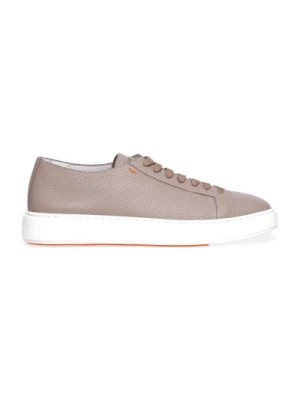 Zdjęcie produktu Cleanicon Sneakers - Beige/Lawenda Wzór Birds Eye Santoni