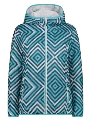 Zdjęcie produktu CMP Dwustronna kurtka pikowana w kolorze niebiesko-białym rozmiar: 46
