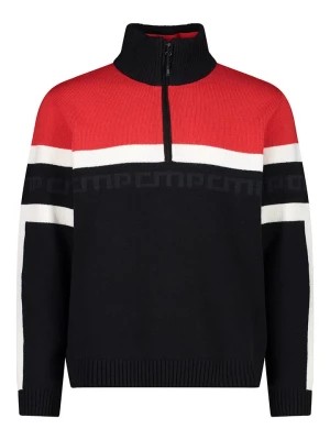 Zdjęcie produktu CMP Sweter w kolorze czarno-czerwonym rozmiar: 54