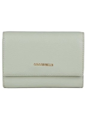 Zdjęcie produktu COCCINELLE Skórzany portfel w kolorze jasnozielonym - 14 x 10 cm rozmiar: onesize