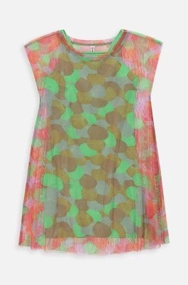Zdjęcie produktu Coccodrillo sukienka dziecięca kolor zielony mini rozkloszowana