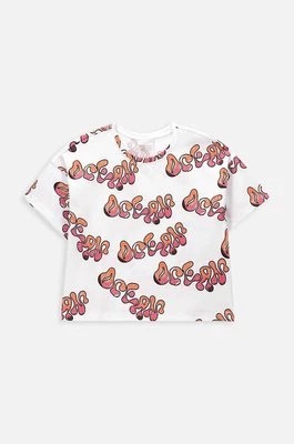 Zdjęcie produktu Coccodrillo t-shirt bawełniany dziecięcy kolor biały