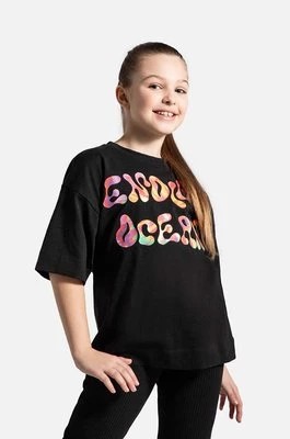 Zdjęcie produktu Coccodrillo t-shirt bawełniany dziecięcy kolor czarny