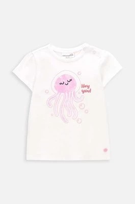 Zdjęcie produktu Coccodrillo t-shirt niemowlęcy kolor biały