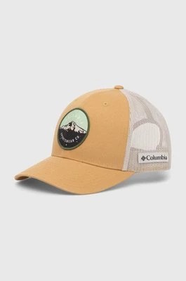 Zdjęcie produktu Columbia czapka z daszkiem kolor beżowy z aplikacją