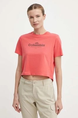 Zdjęcie produktu Columbia t-shirt bawełniany North Cascades kolor czerwony 1930051