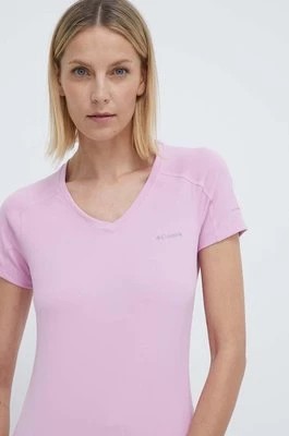 Zdjęcie produktu Columbia t-shirt sportowy Zero Rules Zero Rules kolor różowy 1533571