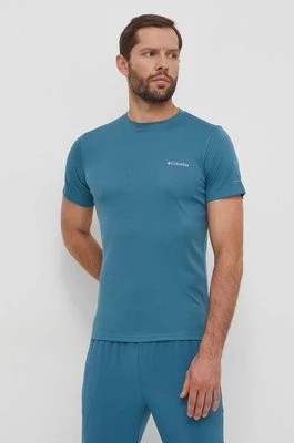 Zdjęcie produktu Columbia t-shirt sportowy Zero Rules Zero Rules kolor turkusowy gładki 1533313