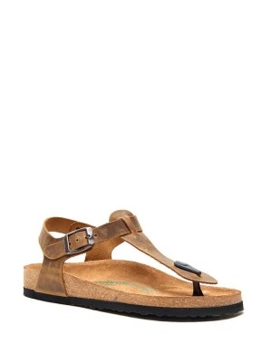 Zdjęcie produktu Comfortfusse Skórzane sandały w kolorze jasnobrązowym rozmiar: 37