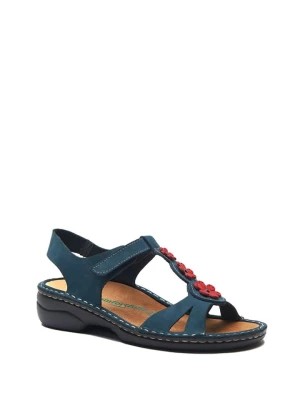 Zdjęcie produktu Comfortfusse Skórzane sandały w kolorze niebieskim rozmiar: 40